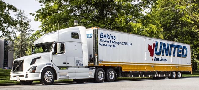 Bekins Kelowna office - moving truck